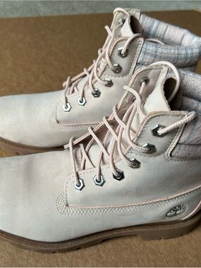 Timberland Pink Lace-Up Ankle Boots